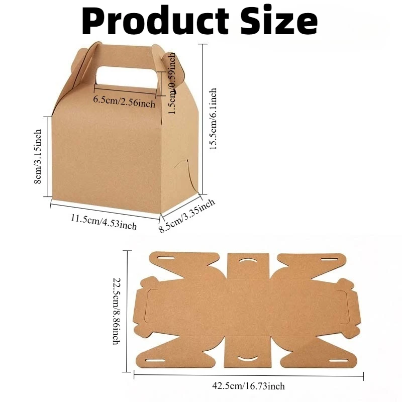 10개/20개 세트, 크라프트지 선물 상자, 케이크 상 - Wedding/Event Supply Store 리뷰 및 가격